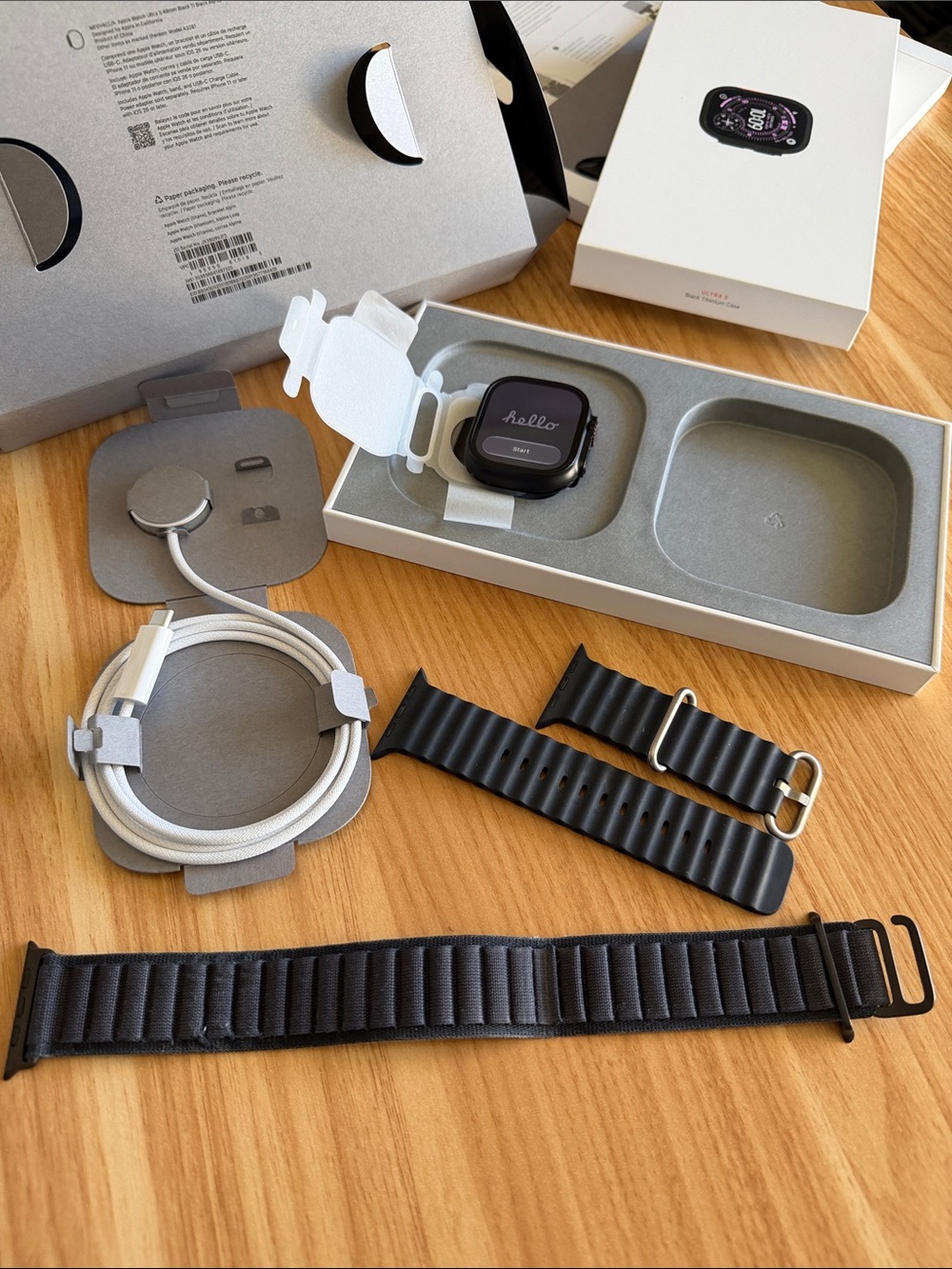 Apple Watch Ultra 3 Black Titanium Case